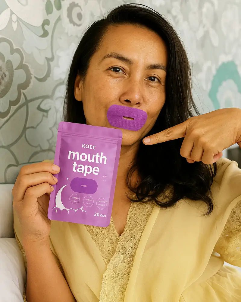 Beauty Sleep & Mouth Breathing: How KOEC Mouth Tape Helps You Wake Up Glowing - KOEC