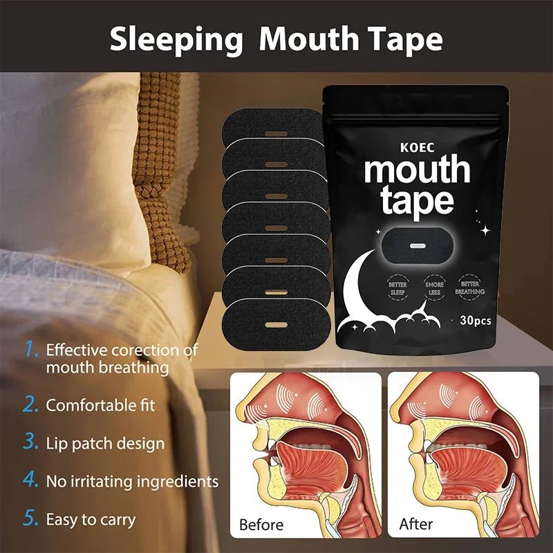 Is Mouth Taping Safe? Risks, Myths & How to Use KOEC Mouth Tape Correctly - KOEC