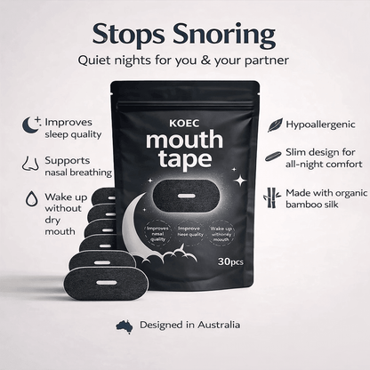 KOEC Mouth Tape - anti snoring mouth tape - KOEC sleep strip - stop mouth breathing - KOEC
