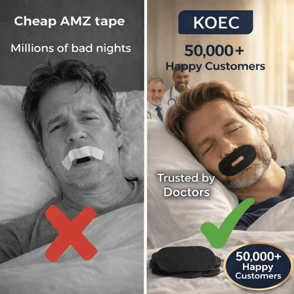 KOEC Mouth Tape - anti snoring mouth tape - KOEC sleep strip - stop mouth breathing - KOEC