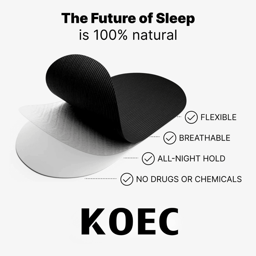 KOEC Mouth Tape - anti snoring mouth tape - KOEC sleep strip - stop mouth breathing - KOEC