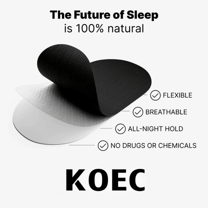 KOEC Mouth Tape - anti snoring mouth tape - KOEC sleep strip - stop mouth breathing - KOEC